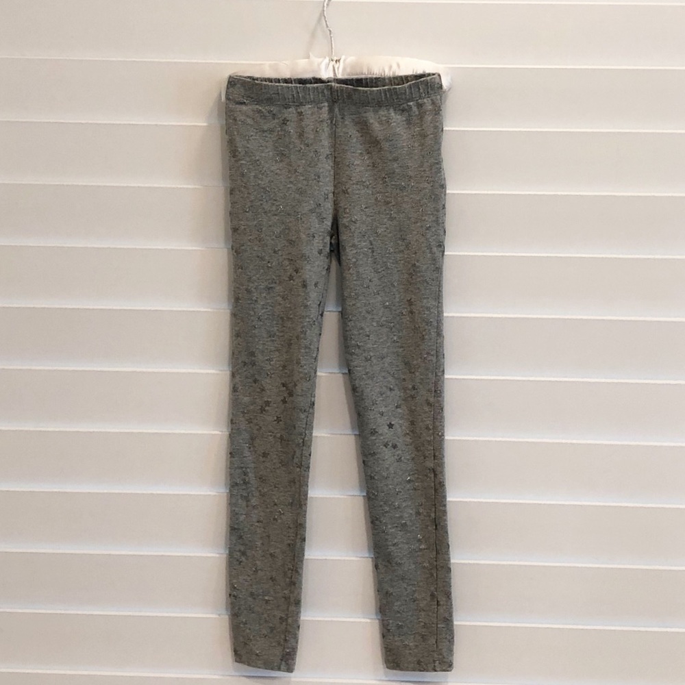 Gap Kids Leggings- Long Gray with Stars Size M 8